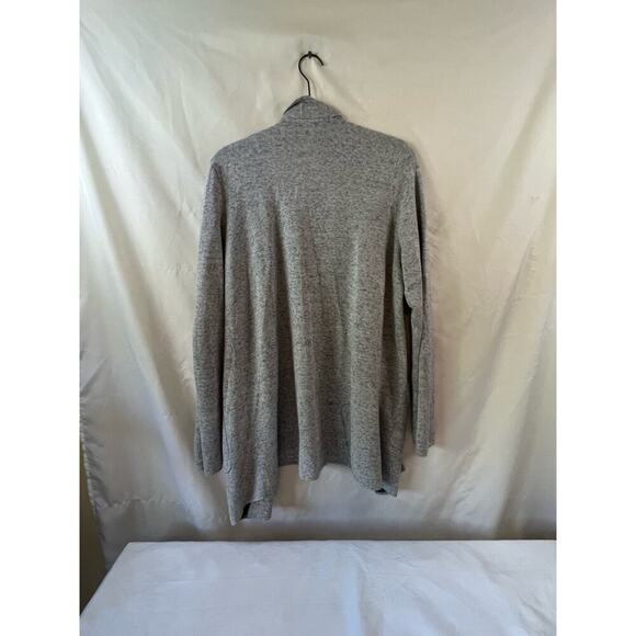 Loft Women's Grey Long Sleeve Open Front Cardigan Size Medium - Picture 3 of 4